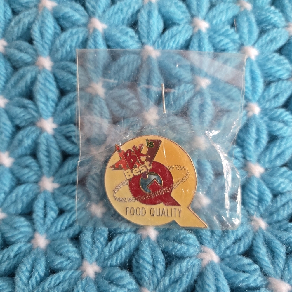 Vintage Burger King BK is BEST Enamel Pin NWT